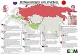 El intervencionismo de la URSS/Rusia - Mapas de El Orden Mundial - EOM