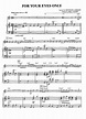 FOR YOUR EYES ONLY Theme Song Piano Sheet music | Easy Sheet Music