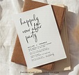 Happily Ever After Party Invitation Wedding Reception - Etsy Canada