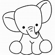 Dibujo De Elefante Para Colorear - Ultra Coloring Pages