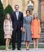 El Rey Felipe y Doña Letizia llegan a Asturias con sus hijas en la cita ...