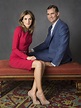 Letizia and Felipe looked very dapper in their official 2012 portrait ...