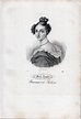 Maria Amalia, Prinzessin von Sachsen. Lithographie aus Saxonia um 1840 ...