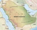 Mapa de Arabia Saudita