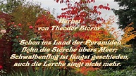 27. Positive Gedanken - Herbst von Theodor Storm - Lilo Siegel - YouTube