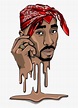 Rapper Vector Tupac Shakur Vector Tupac Animated Transparent PNG ...