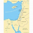 World Maps Israel Haifa sightseeing tourist map