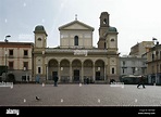 Piazza Duomo in City of Nola, Italy - Municipio and Duomo Stock Photo ...