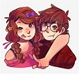 Cute Cartoon Brother And Sister, HD Png Download - kindpng