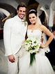 William Levy and Maite Perroni on the set of Triunfo del amor ...