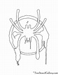 Spiderman - Miles Morales Symbol Stencil | Free Stencil Gallery | Miles ...