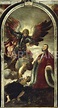"Tintoretto, Michael und Luzifer" Bild als Poster und Kunstdruck von ...