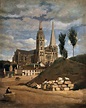 Camille Corot, Cathédrale de Chartres : tableau de GRANDS PEINTRES et ...