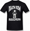 Death Row Records Shirt for Men Black Short Sleeve Casual Style tees ...