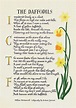 Daffodils Famous poem by William Wordsworth I wandered | Etsy William ...