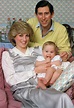 Princess Diana and Prince Charles posed with an infant Prince William ...
