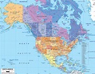 Map of North America with Countries Maps - Ezilon Maps