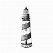 Hand drawn lighthouse isolated on white background | premium image by ...