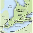 Map showing location of London, Ontario. | Download Scientific Diagram