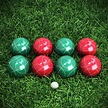 Bocce Ball Set- Outdoor Family Bocce Game for Backyard, Lawn, Beach ...