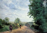 Le Chemin de Sèvres. Vue de Paris by Jean-Baptiste-Camille Corot | USEUM