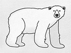 How to Draw Polar Bear - HelloArtsy