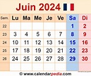 Calendrier Juin 2024 Le Calendrier Du Mois De Juin Gratuit A Imprimer ...