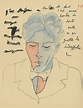 self-portrait by Jean Cocteau, 1924 | Jean cocteau, Artist, Illustration