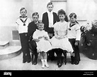 Portrait of Mary of Teck and her children Stock Photo - Alamy