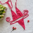 2018 Sexy Micro Mini Bikini Set Mujeres Transparente Traje De Baño Tiny ...