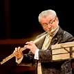 Renowned musician James Galway is known for his intricate performances ...