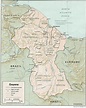 Georgetown Guyana map - Map of georgetown Guyana streets (South America ...