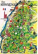 alemania, mapa de la selva negra - Comprar Postales antiguas de Europa ...