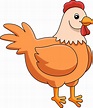 Chicken Cartoon Colored Clipart Illustration 6325865 Vector Art at Vecteezy