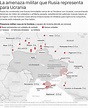Mapas sobre Ucrania y Rusia: 4 gráficos para entender las tensiones