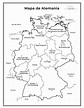 Mapa de Alemania con nombres en PDF 2024