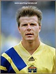 Roland NILSSON - International matches for Sweden. - Sweden