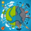 Dibujos: Ilustración de la contaminación de la tierra | Eco Verde ...