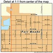 Fort Meade Florida Street Map 1224100