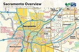 Map of sacramento - A map of sacramento california (California - USA)