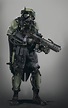 Cyborg Soldier Concept Art