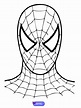Desenho do Homem Aranha para pintar - Artesanato Passo a Passo!