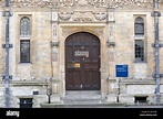 Entrance to Ruskin school of Art Oxford Stock Photo - Alamy
