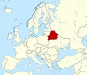Large location map of Belarus | Belarus | Europe | Mapsland | Maps of ...