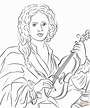 Antonio Vivaldi | Super Coloring | Dibujos, Cómo dibujar cosas, Dibujos ...