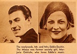 Socialite Marjorie Oelrichs of New York and Newport married bandleader Eddie Duchin of ...