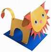 3D Paper Lion Craft · Art Projects for Kids | Herbst kunstprojekte ...