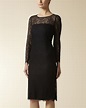 Lyst - Jaeger All Over Lace Dress in Black