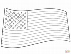 Dibujo de Bandera de los Estados Unidos para colorear | Dibujos para ...