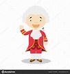 Wolfgang Amadeus Mozart personaje de dibujos animados. Ilustración vectorial. Colección de niños ...